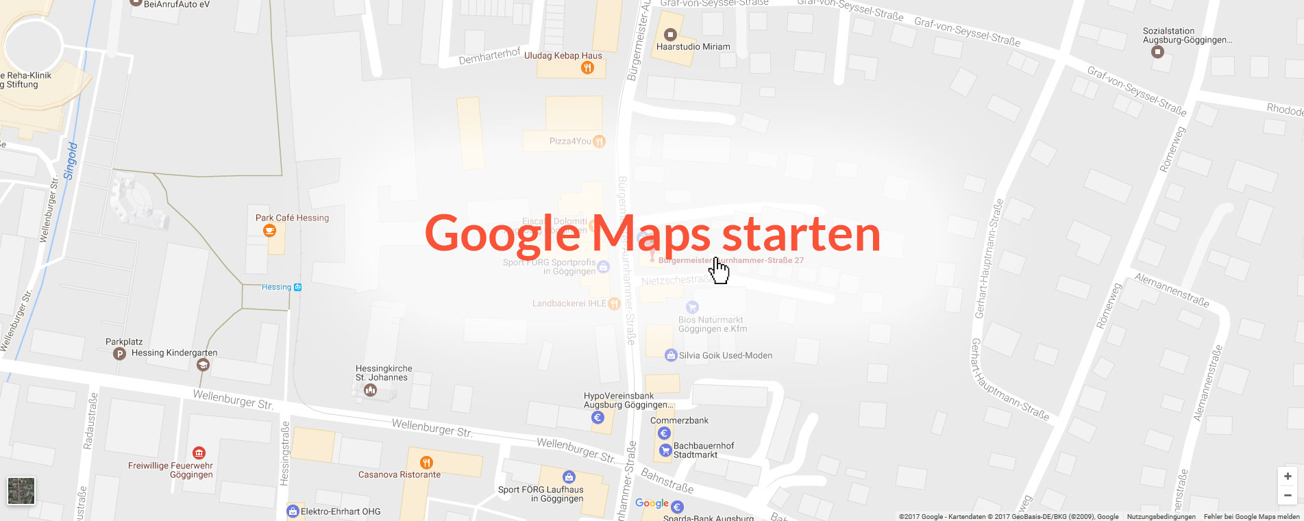 Starten Sie Google Maps mit einem Klick